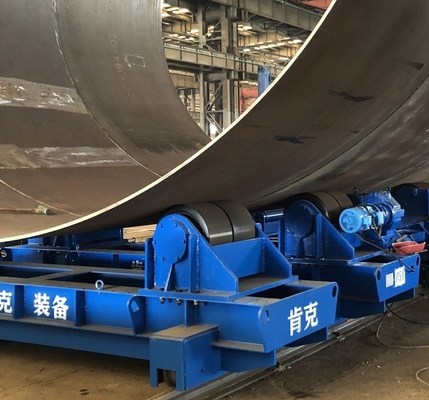 Sabbiare rotatore di saldatura 150 Ton Wind Tower Motorized Wheel