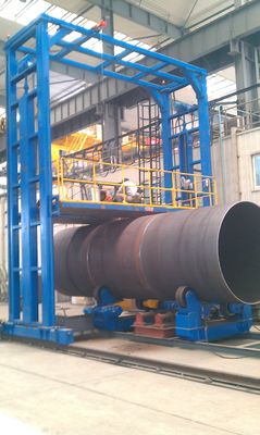 Rotatore di saldatura auto-allineato con capacità di guida di 60 tonnellate, velocità del rullo di 6-60 m/h e velocità del rotatore di 100-1000 mm/min per saldatura automatica